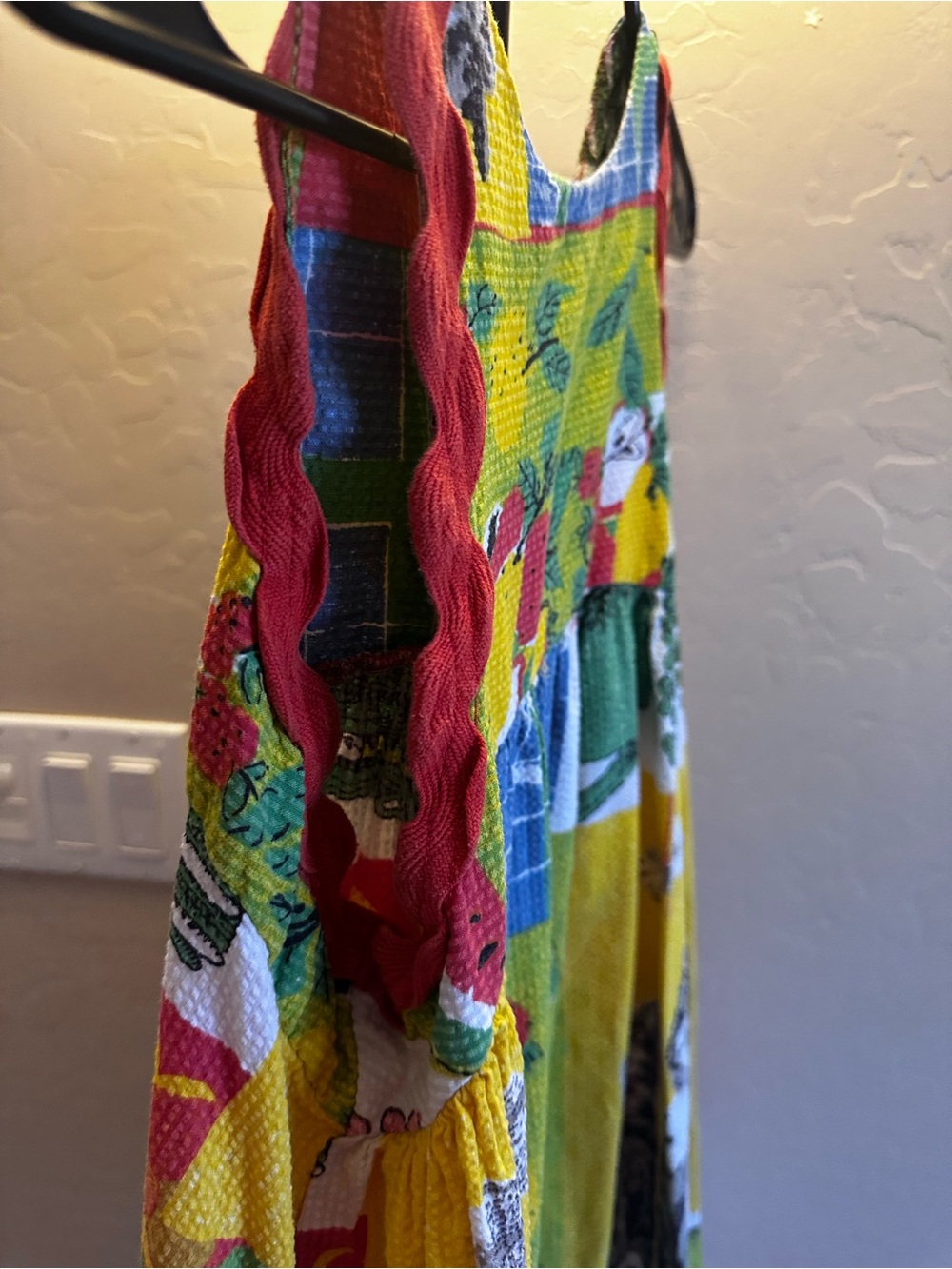Kimchi Blue Patchwork Scalloped Babydoll Dress - Picture 5 of 7